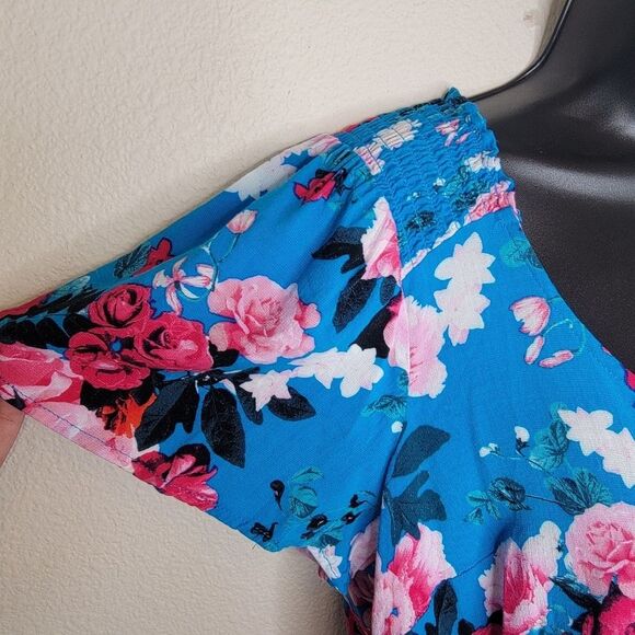 Torrid Rayon Slub Button-Front Flutter Sleeve Top 00 (m/l) - Picture 6 of 7